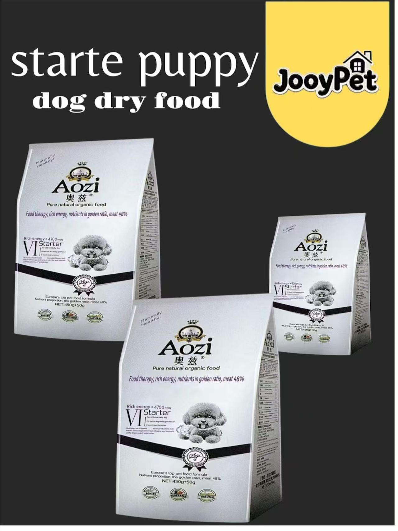 JooyPet Aozi Starter Puppy Pure Natural Organic Dry Dog Food 1KG Repacked High-Quality Formula for All Breeds