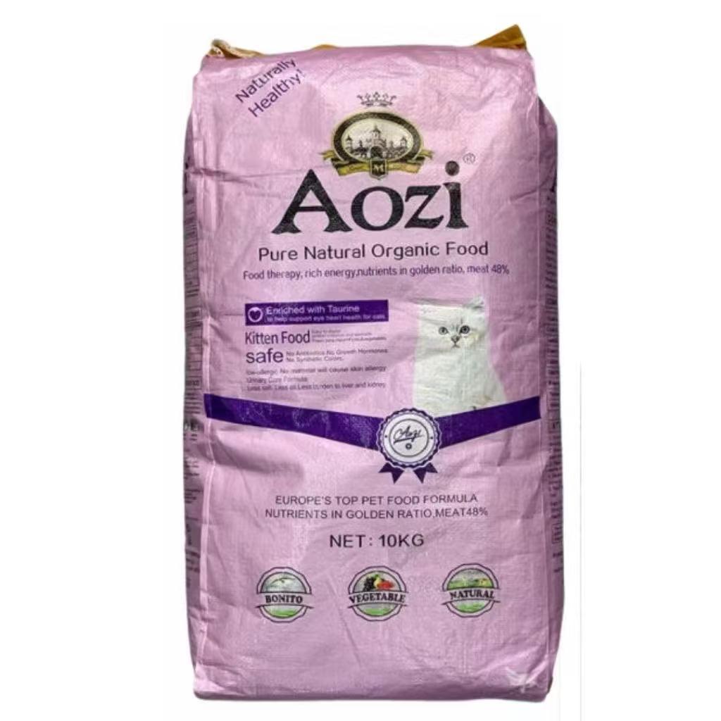 Aozi ORGANIC 10kg / 20KG Original Pack Salmon Tuna Kitten Cat Food Dry