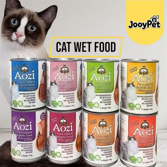 AOZI Organic Canned Cat Food: Pure Meat Nutrition for Healthy, Happy Cats