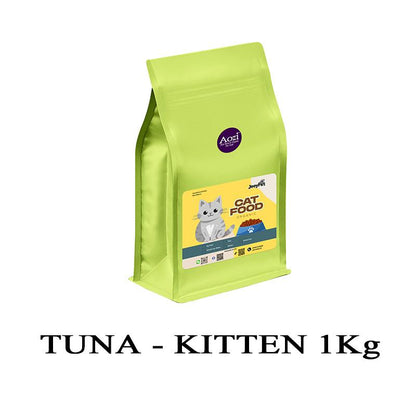 Aozi Dry Cat Adult & Kitten 1kg Repacked All Life Stage Tuna