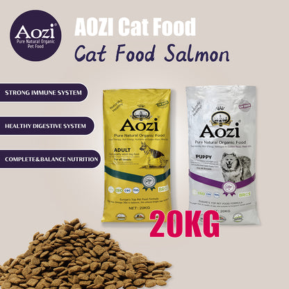 Aozi Beef, Egg, Spinach Organic Dog Food For Adult & Puppy 20kg