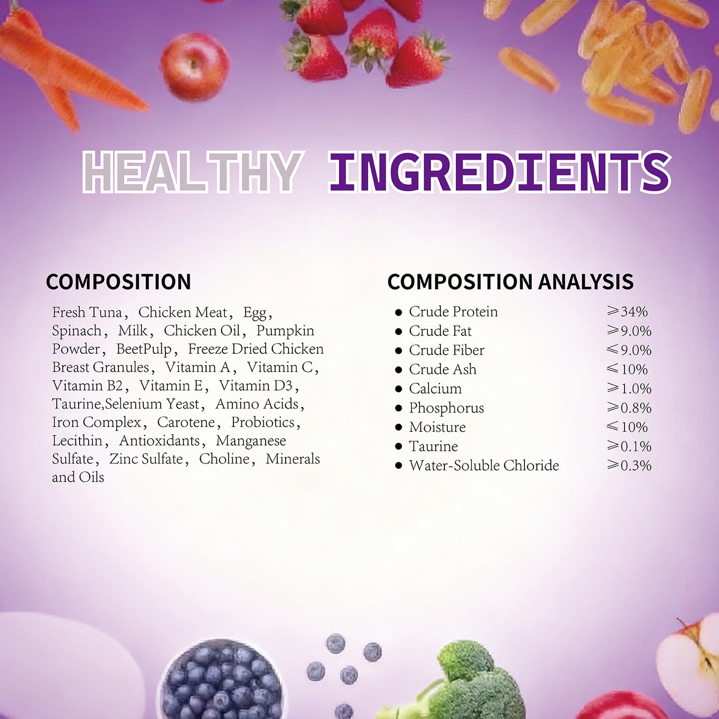 JooyPet Aozi Natural 1kg Tuna Flavor Cat Kitten Dry Food for Healthy Skin & Hair Pet Essentials DR Easy Digestion Nutritious Energy Supply