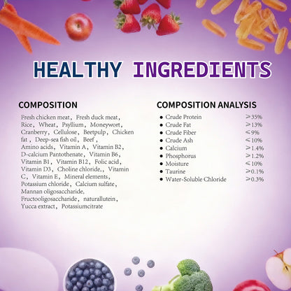 AOZI Urinary Care SO Prescription Cat Food 7kg - Low-Mg Acidifying Formula to Dissolve Struvite Crystals & Dilute Urine, Supports Feline Lower Urinary Tract Health (Veterinarian-Approved)