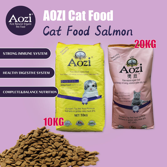 Aozi Organic Cat food for all life stage (Salmon, Fruits and Vegetables) 1KG REPACKED