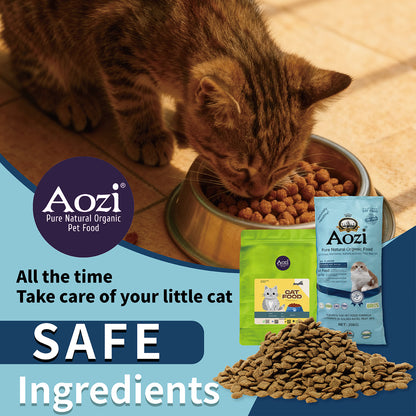 JooyPet AOZI Cat Food High-Quality Tuna 20KG Natural Kitten Dry Food for Pets Europe's Top Pet Food Formula Complete Balanced Meal for Healthy Skin Shiny Coat & Stronger Joints Bones