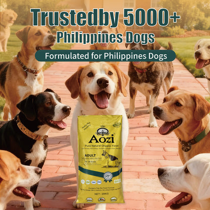 JooyPet AOZI Holistic Dog Food with Beef Jerky & Goat Milk Hypoallergenic High Protein Kibble for Shih Tzu Puppies & Sensitive Skin Murang Weight Gain Formula Organic Ingredients