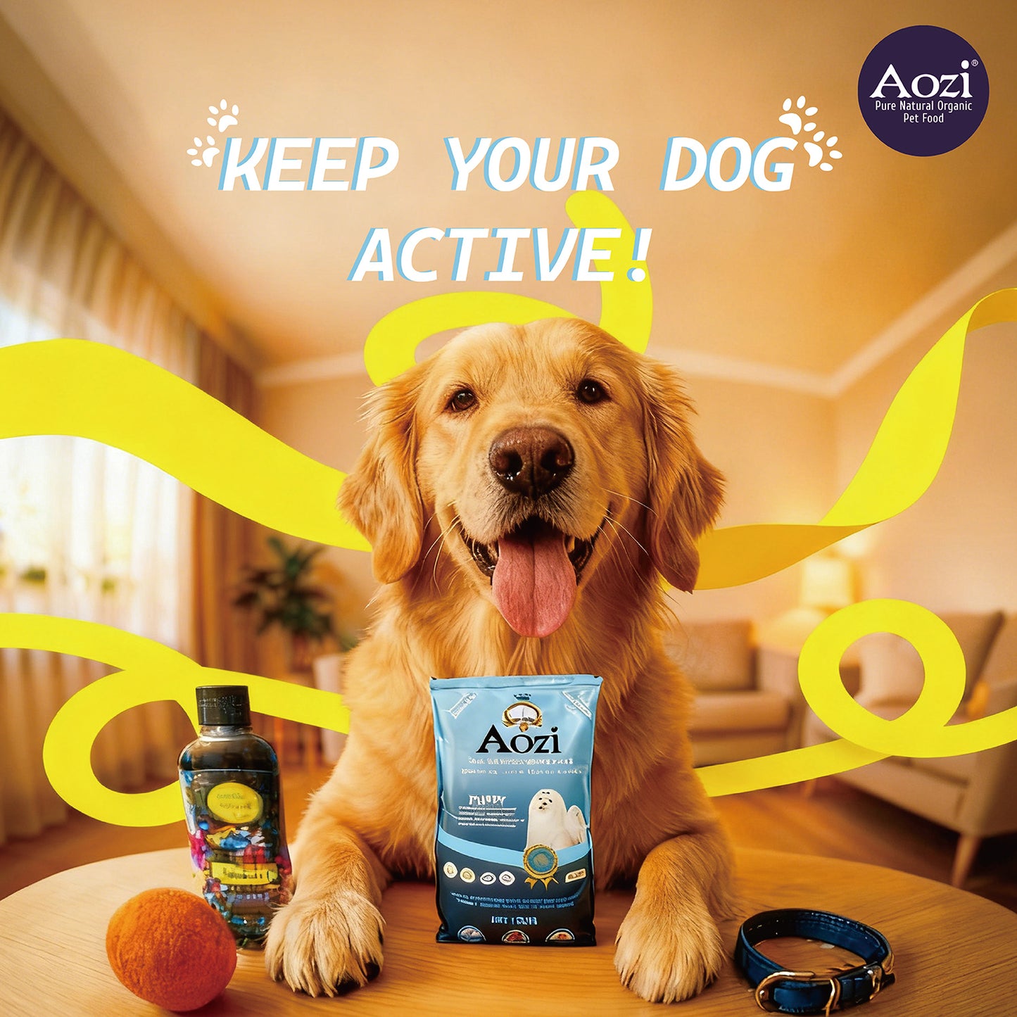 JooyPet AOZI Organic Lamb & Apple Puppy Food 10KG - Nourish Your Pup Naturally with Essential Nutrients for Growth & Development