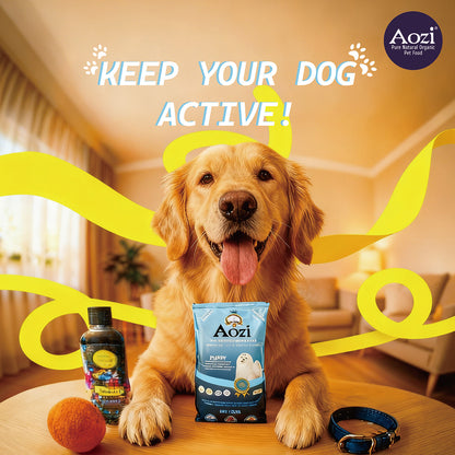 JooyPet AOZI Organic Lamb & Apple Puppy Food 10KG - Nourish Your Pup Naturally with Essential Nutrients for Growth & Development