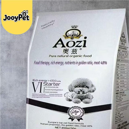 Aozi Organic Starter Puppy Dog Food Beef Flavor 10KG
