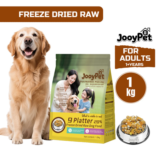 JOOYPet Freeze-Dried Raw Dog Food | 20% Freeze-Dried & Essential Nutrients for Healthy Dogs