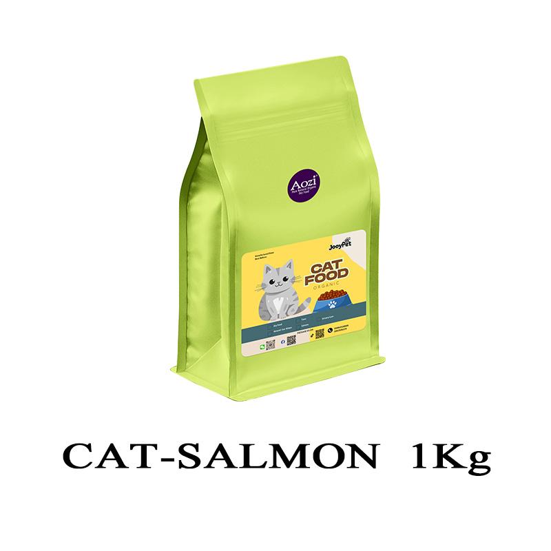 JooyPet Aozi Adult Cat Food 20KG Sack Salmon Flavor 24% Protein Omega Fatty Acids for Optimal Nutrition