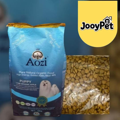 10kg Aozi Lamb and Apple Natural Organic All Stages Adult Puppy Dog Dogs Dry Dog Food Dog Essentials