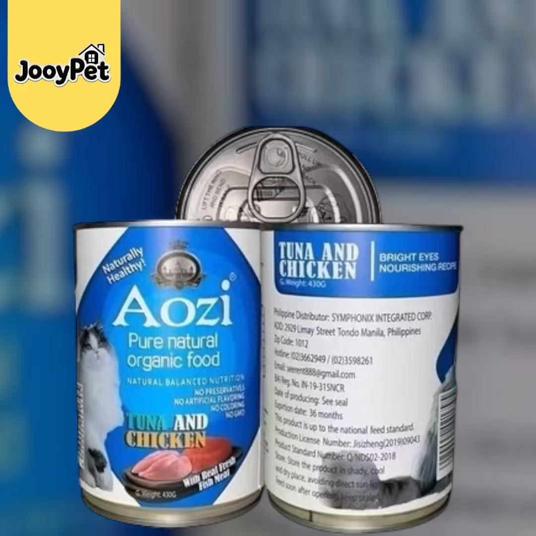 Aozi Cat Can 430g Cat Wet Food Cat Pet Essentials All Stages Adult Kitten