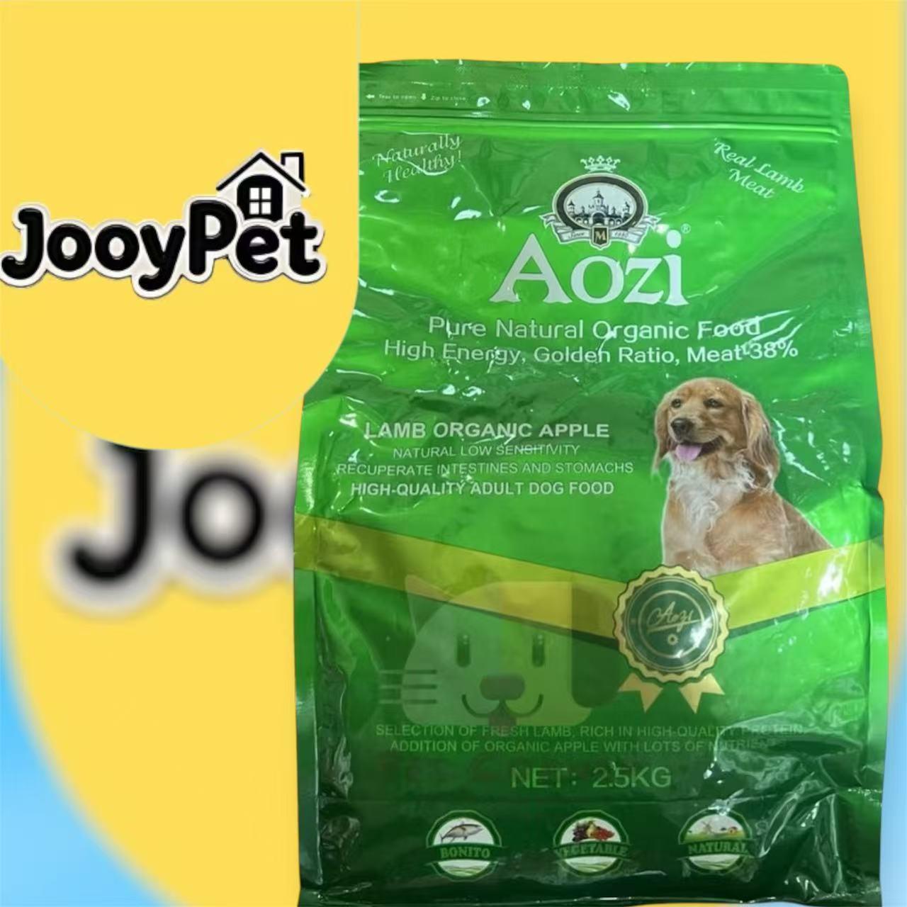 10kg Aozi Lamb and Apple Natural Organic All Stages Adult Puppy Dog Dogs Dry Dog Food Dog Essentials