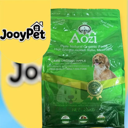 10kg Aozi Lamb and Apple Natural Organic All Stages Adult Puppy Dog Dogs Dry Dog Food Dog Essentials