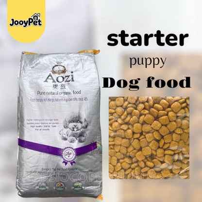 Aozi Organic Starter Puppy Dog Food Beef Flavor 10KG