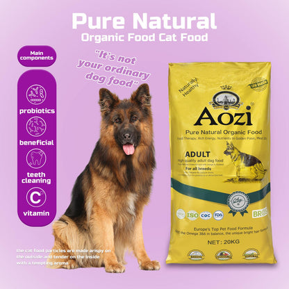 JooyPet AOZI Holistic Dog Food with Beef Jerky & Goat Milk Hypoallergenic High Protein Kibble for Shih Tzu Puppies & Sensitive Skin Murang Weight Gain Formula Organic Ingredients