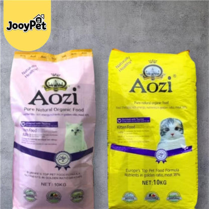 Aozi Cat Dry Cat Food Kitten / Adult Salmon  10Kg /20kg Original Packaging