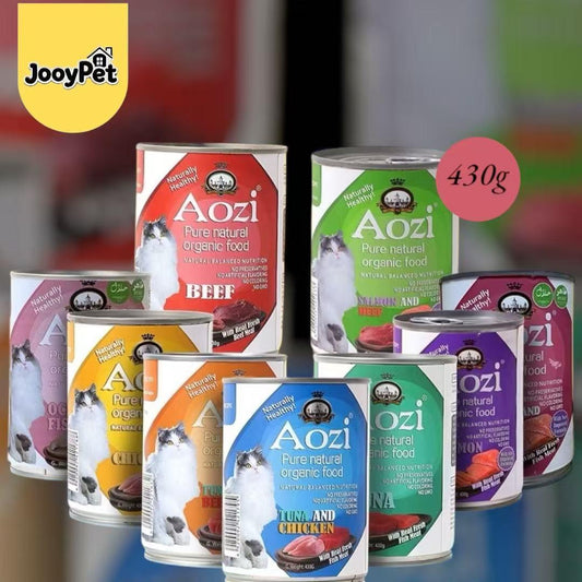 Aozi Cat Can 430g Cat Wet Food Cat Pet Essentials All Stages Adult Kitten