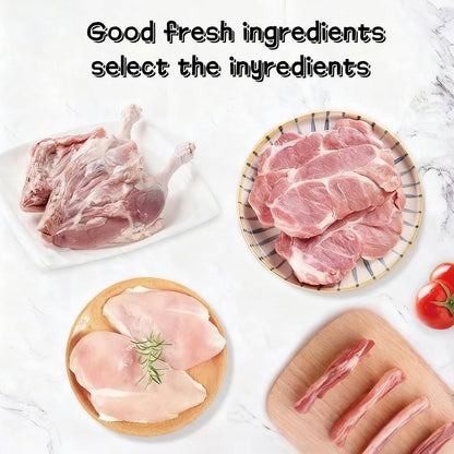 JooyPet Aozi Wet Dog Food in Can 430g - Pure Natural Organic Formula with Real Fresh Meat in Mousse Format for Dogs 24 Months