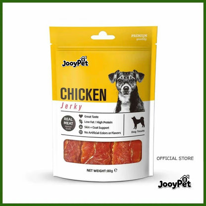 Jerky Time Chicken Flavored Jerky Dog Treats 80g – Real Meat | High Protein | Low Fat | Dog Snack Buy 3 TAKE 2