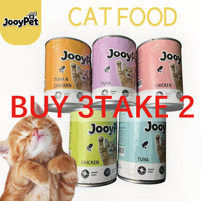 JooyPet 375g Wet Cat Food in Can -  Grain Free Wet Cat Food Variety Pack