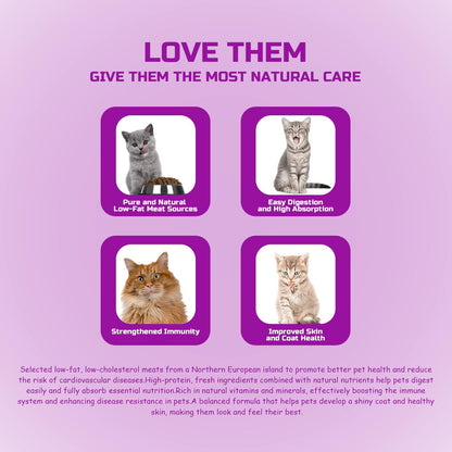 AOZI Urinary Care SO Prescription Cat Food 7kg - Low-Mg Acidifying Formula to Dissolve Struvite Crystals & Dilute Urine, Supports Feline Lower Urinary Tract Health (Veterinarian-Approved)