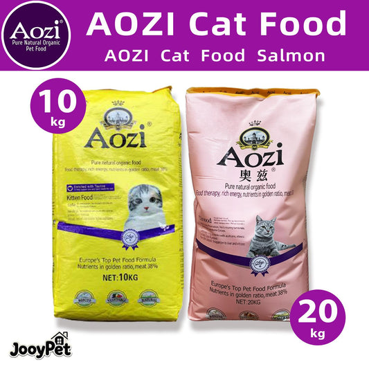 Aozi Cat Dry Cat Food Kitten / Adult Salmon  10Kg /20kg Original Packaging