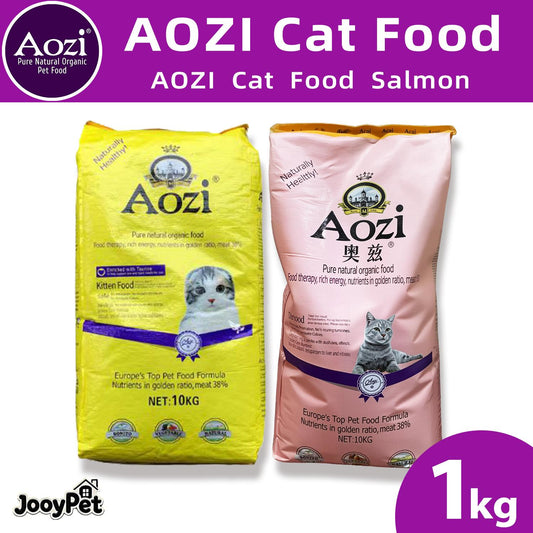 Aozi Organic Cat food for all life stage (Salmon, Fruits and Vegetables) 1KG REPACKED