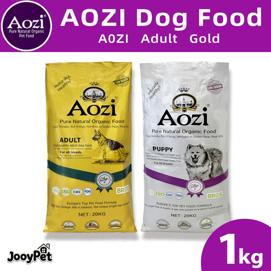 Aozi Pure Natural Organic Dog Food Adult / Puppy (1kg)
